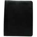 Marcell Napoli Napa Leather Presentation Organizer 3 Ring Binder -Black